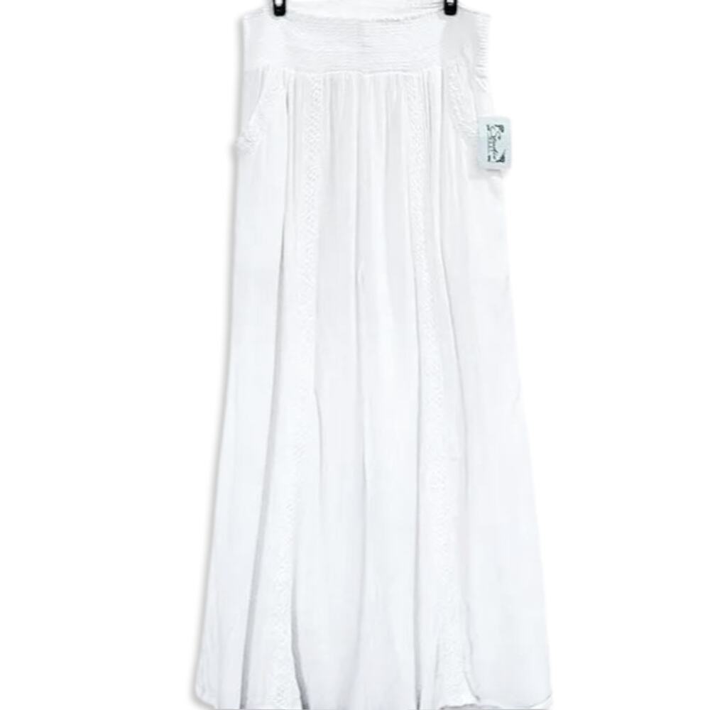 New Studio West Crochet Pull-On Lightweight Wide Les Pants - Picture 3 of 6